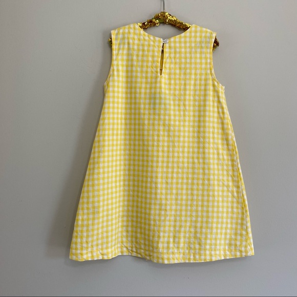 Anvy Kids Gingham Ruffle Shift Dress - Picture 5 of 6